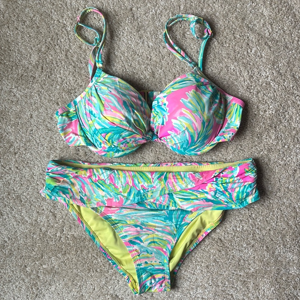 Lilly Pulitzer Guava Print Bikini 8